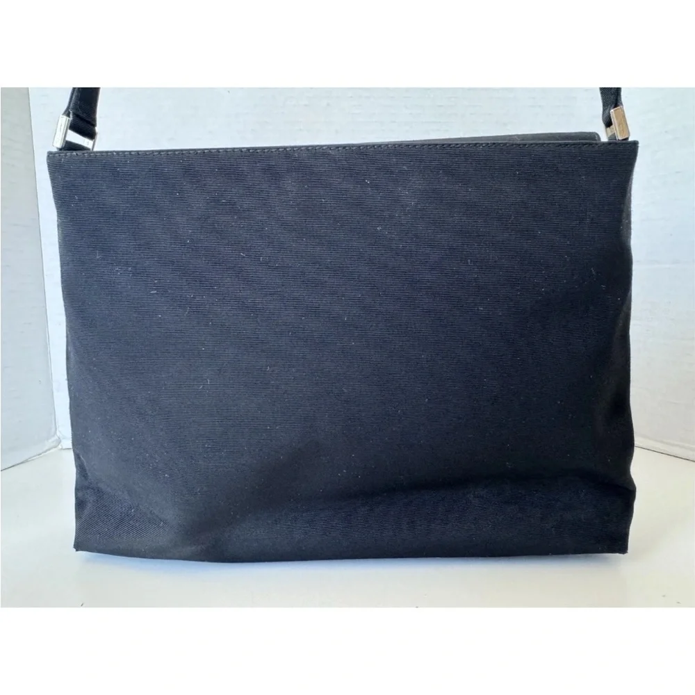 Vintage 90s Y2K Kate Spade Black Silk Zebra Print Lining Magnetic Closing *flaws